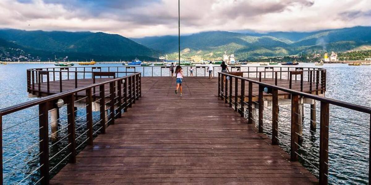 Casa-Sobrado Proximo A Balsa De Ilha Bela E Rodoviaria Hotel Sao Sebastiao  Eksteriør billede